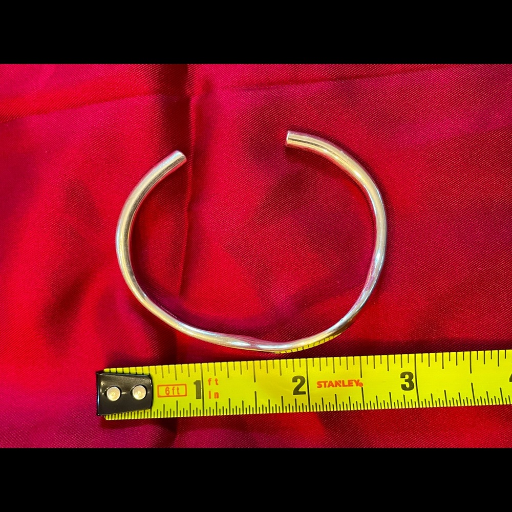Solid Sterling Silver Cuff - image 4